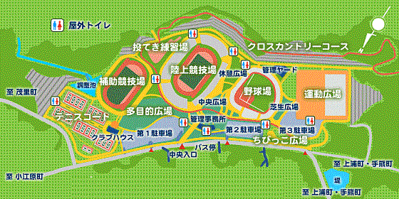 運動公園内マップ